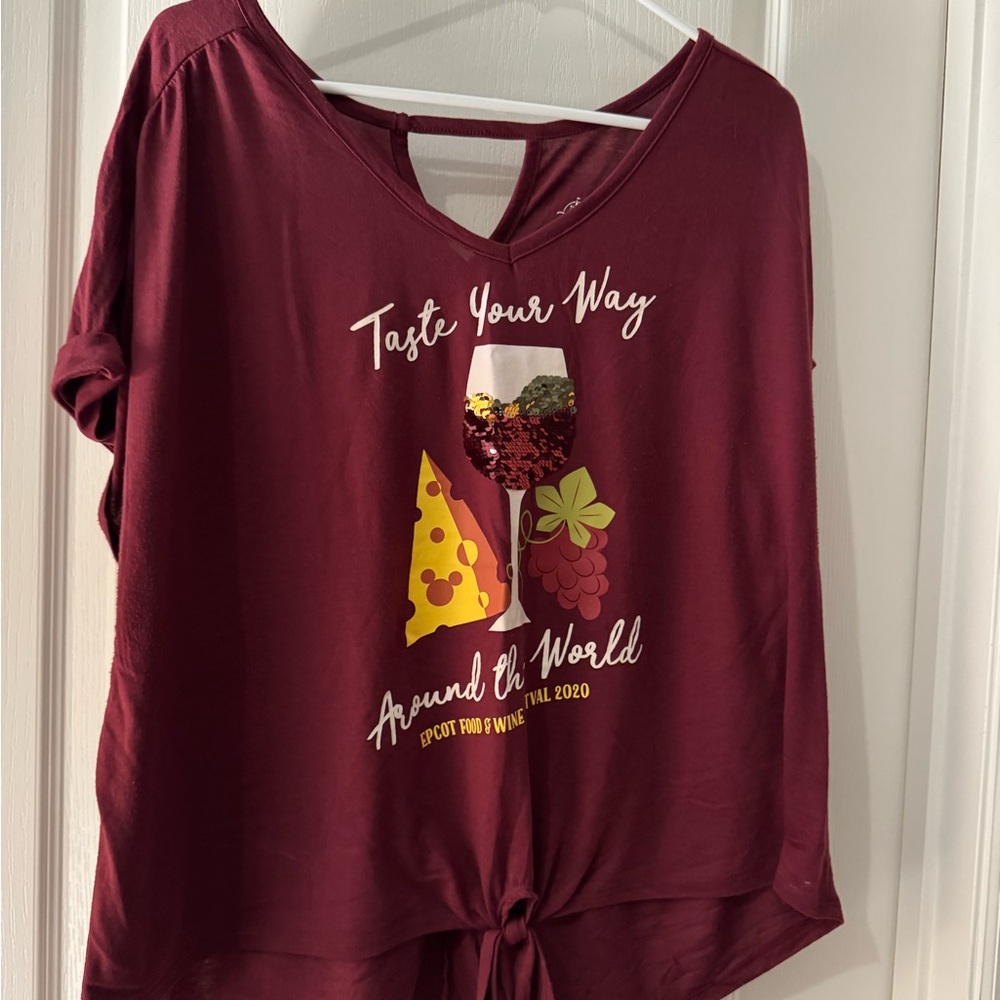 Disney Burgundy Food & Wine Festival Women's Tee